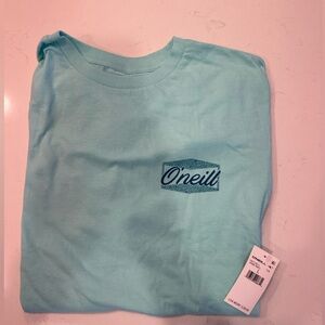 NWT Men’s O’Neill teal T, size L.
